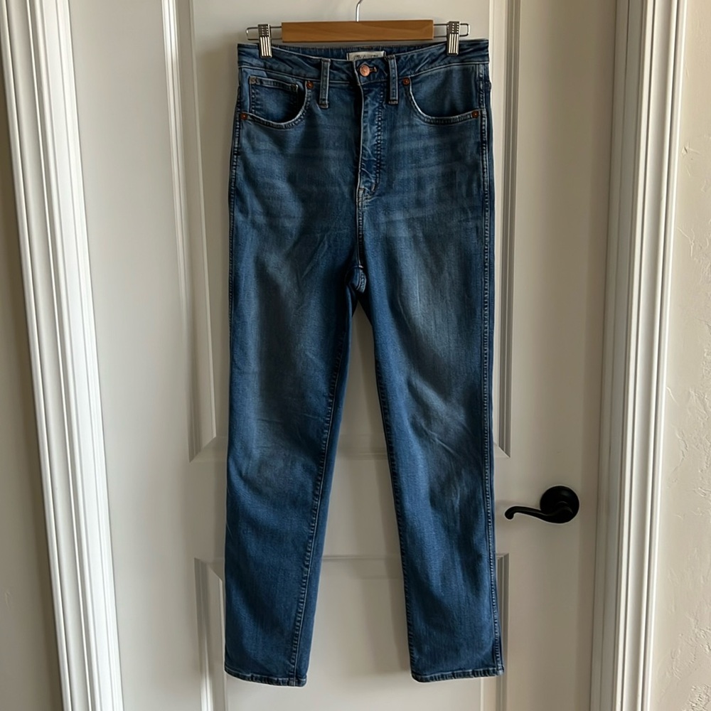 Madewell Curvy Stovepipe 29T Skinny Jeans.
